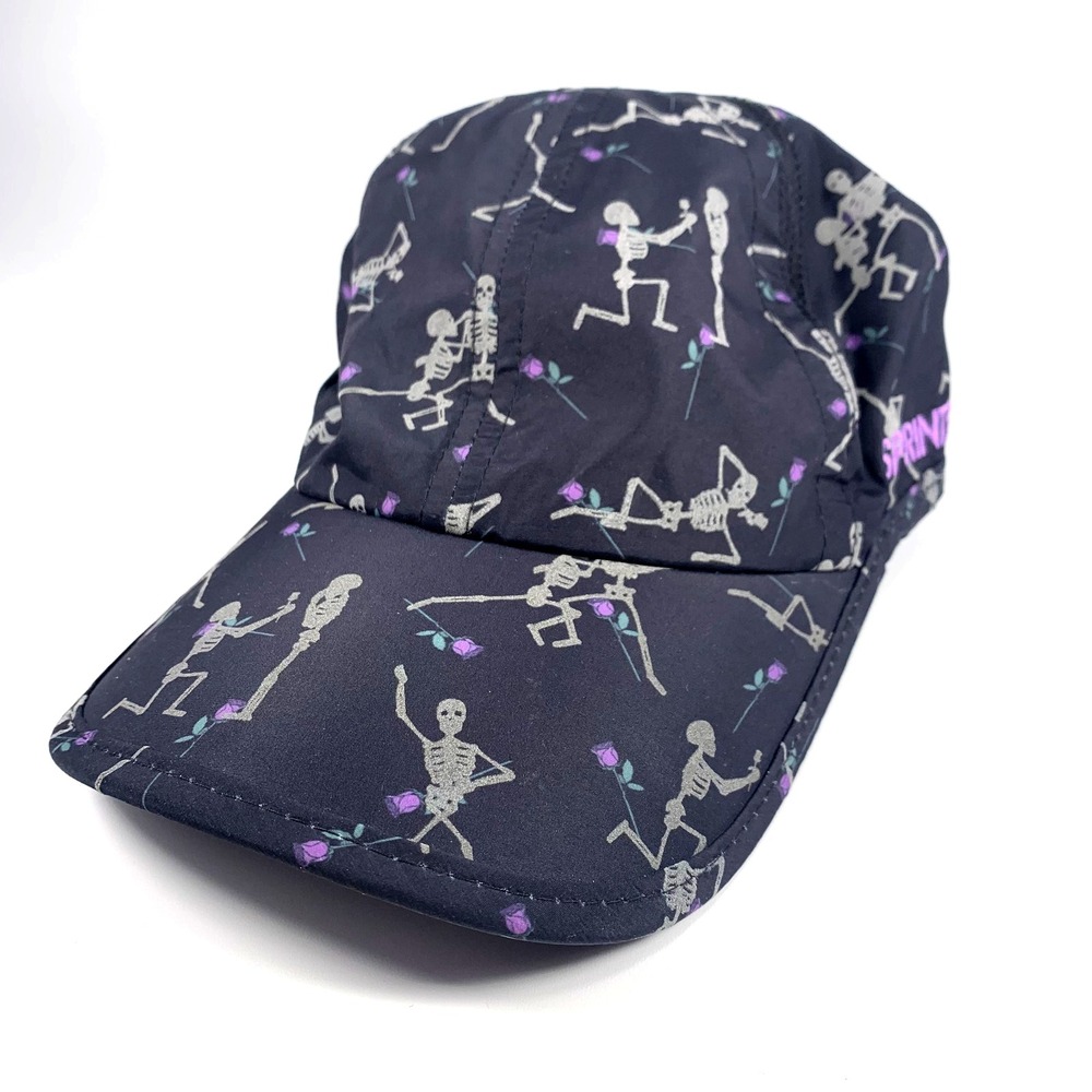 Sprints Running Hat Microfiber Breathable Cycling 'Til Death Run Us Apart' RARE